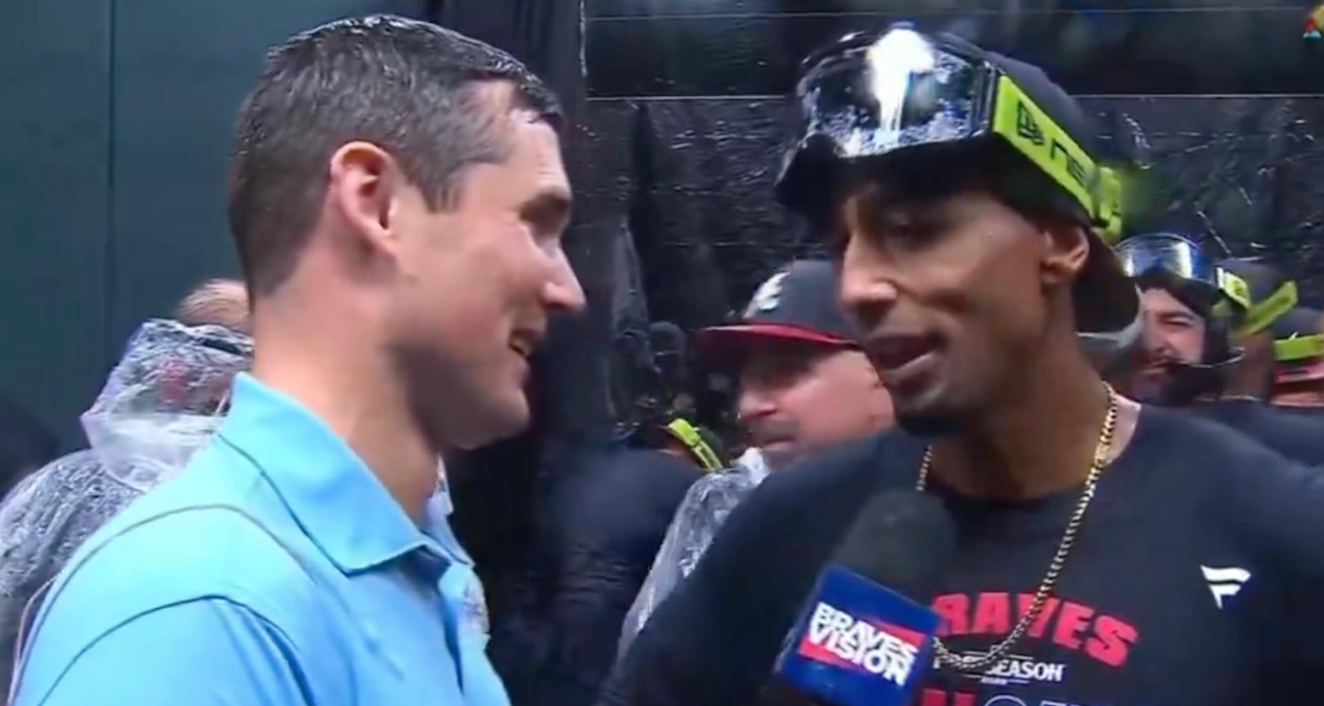 Braves pitcher Ray Kerr couldn’t stop dropping F-bombs after Wild Card win vs. Phillies