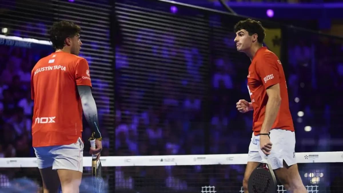 Tapia-Coello se recuperan en un final apasionante contra Lebrón-Augsburger y se acercan al trono