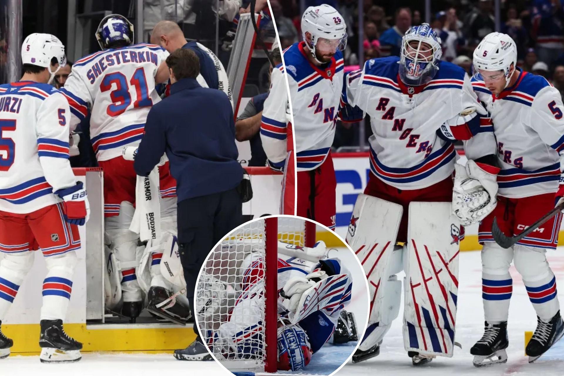 La lesión de Igor Shesterkin y todas las posibles repercusiones ensombrecen a los Rangers tras derrota ante los Capitals