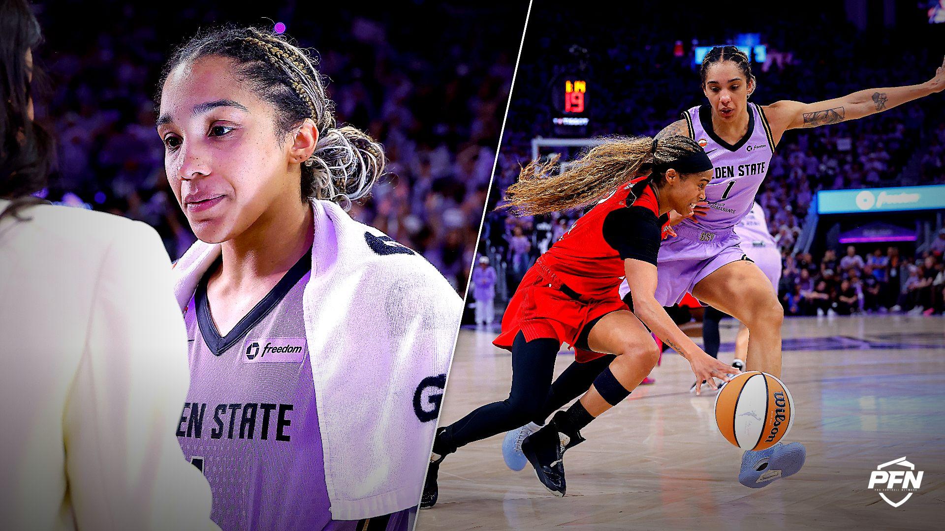 “Árbitros incompetentes”, “Suspéndela” — El mundo de la WNBA indignado por una “jugada increíblemente sucia” que involucró a Gabby Williams y Jordin Canada mientras las Valkyries se aseguran el Juego 1