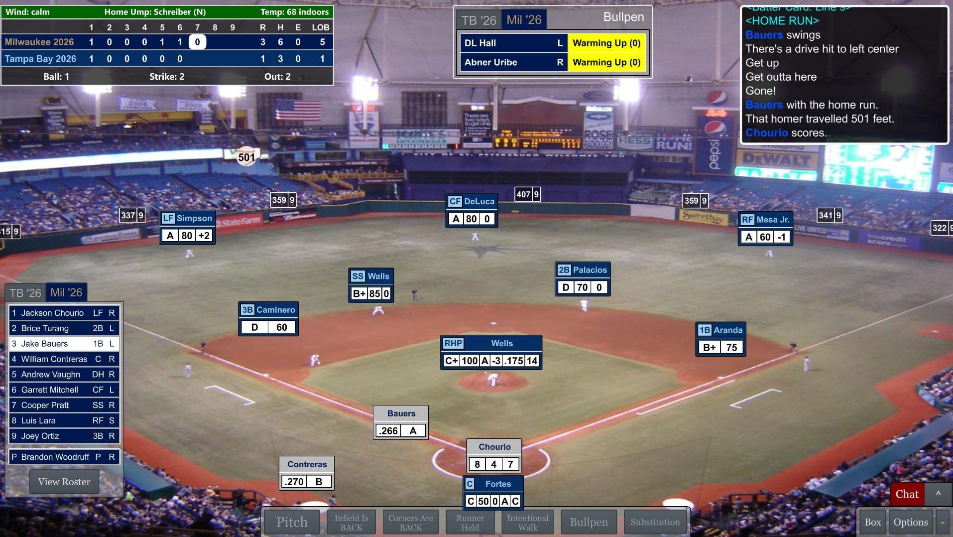 Serie Mundial simulada de 2026: Los Brewers arrollan en el Juego 4 con una paliza