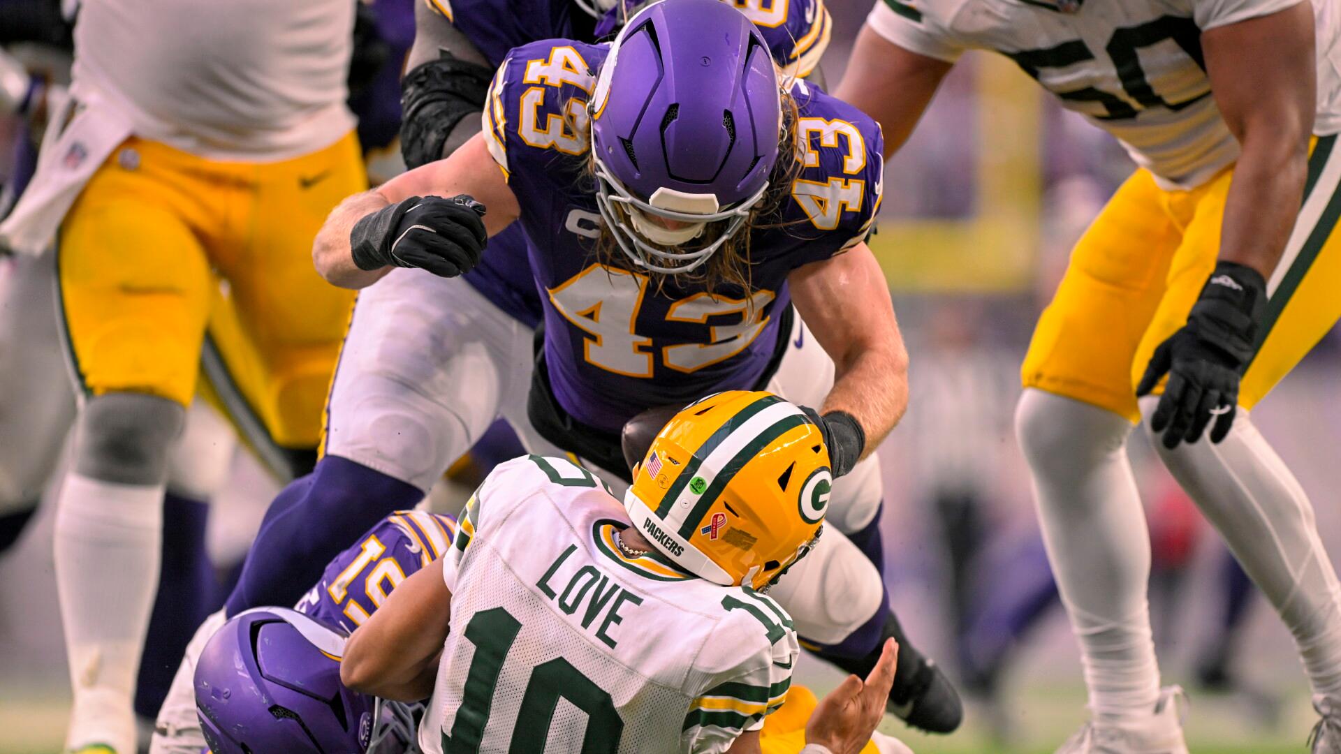 Vikings se acerca al récord de partidos consecutivos con cuatro capturas