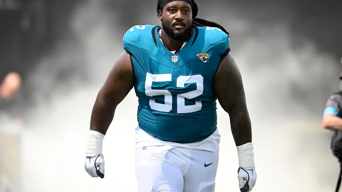Con su especialista en *long snaps* titular lesionado, el DT DaVon Hamilton destaca como 'MVP' de los Jaguars en gol de 57 yard que da la victoria ante los Eagles
