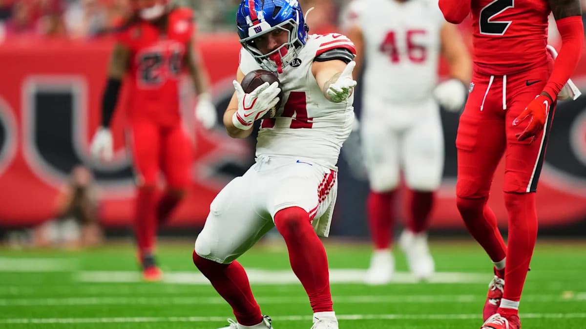 Informe de corredores de fantasía de la NFL: Cam Skattebo se recupera a lo grande, además de más detalles sobre los comités de backs de la Semana 7