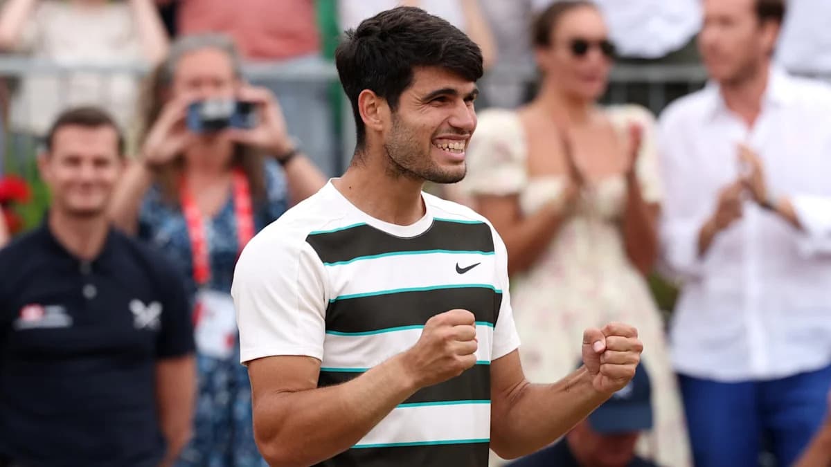 El récord completo de Carlos Alcaraz en el Queen's Club Championships tras el anuncio de su regreso en 2027