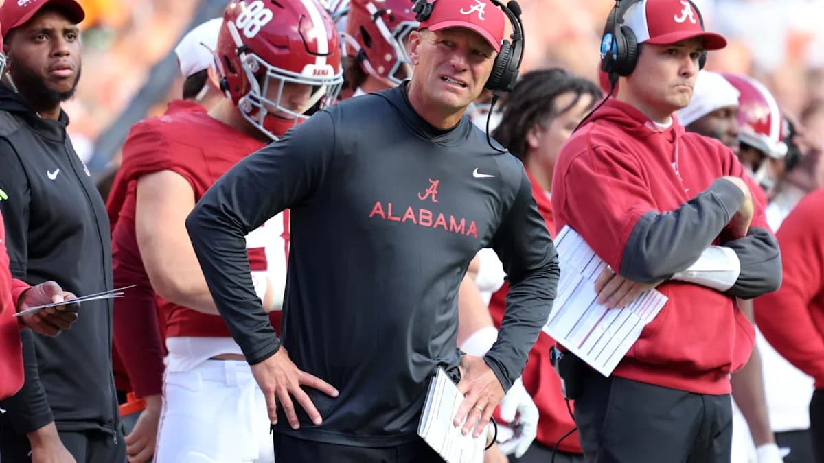 La vergonzosa derrota del fútbol americano de Alabama ante Tennessee demuestra que algo debe cambiar, y rápido