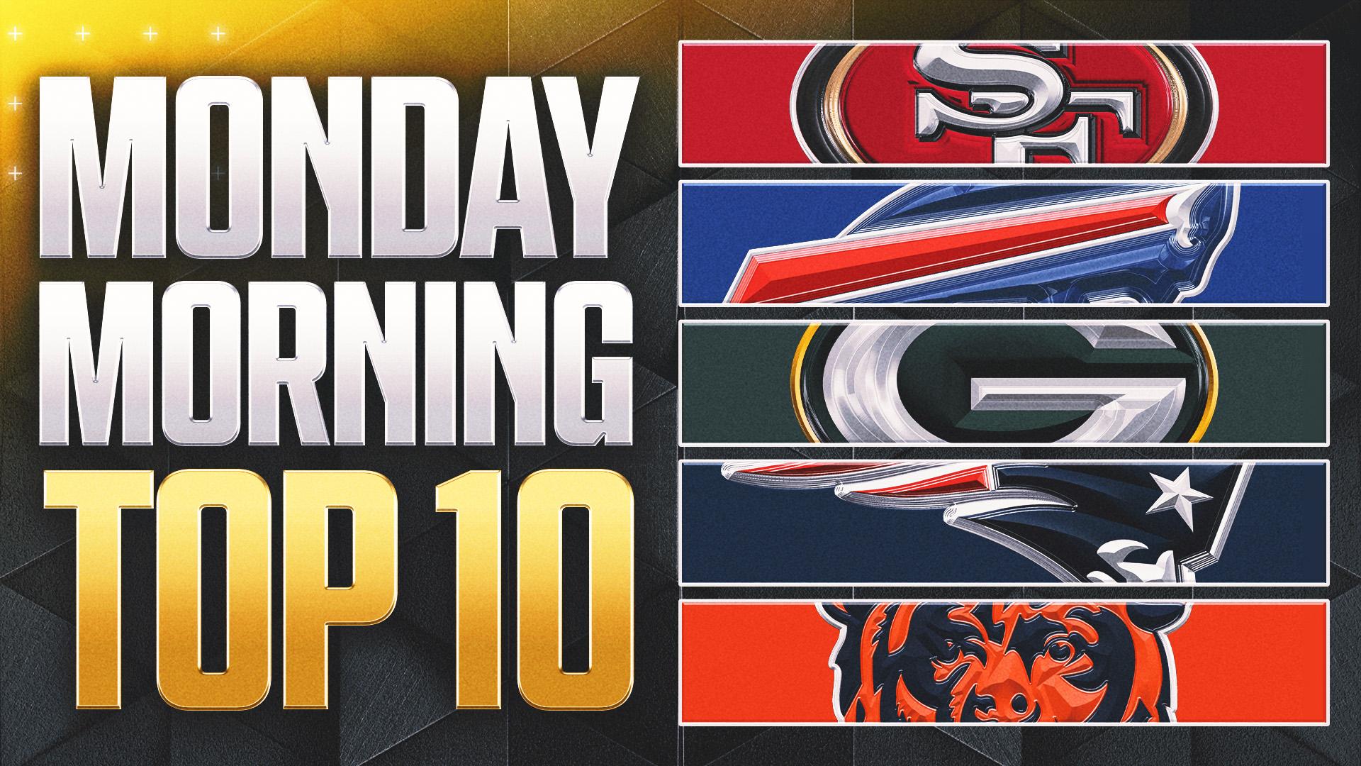 Clasificación del Top 10 de la NFL del lunes por la mañana: El fantástico juego de los mariscales de campo eleva a Bears, Packers y Patriots