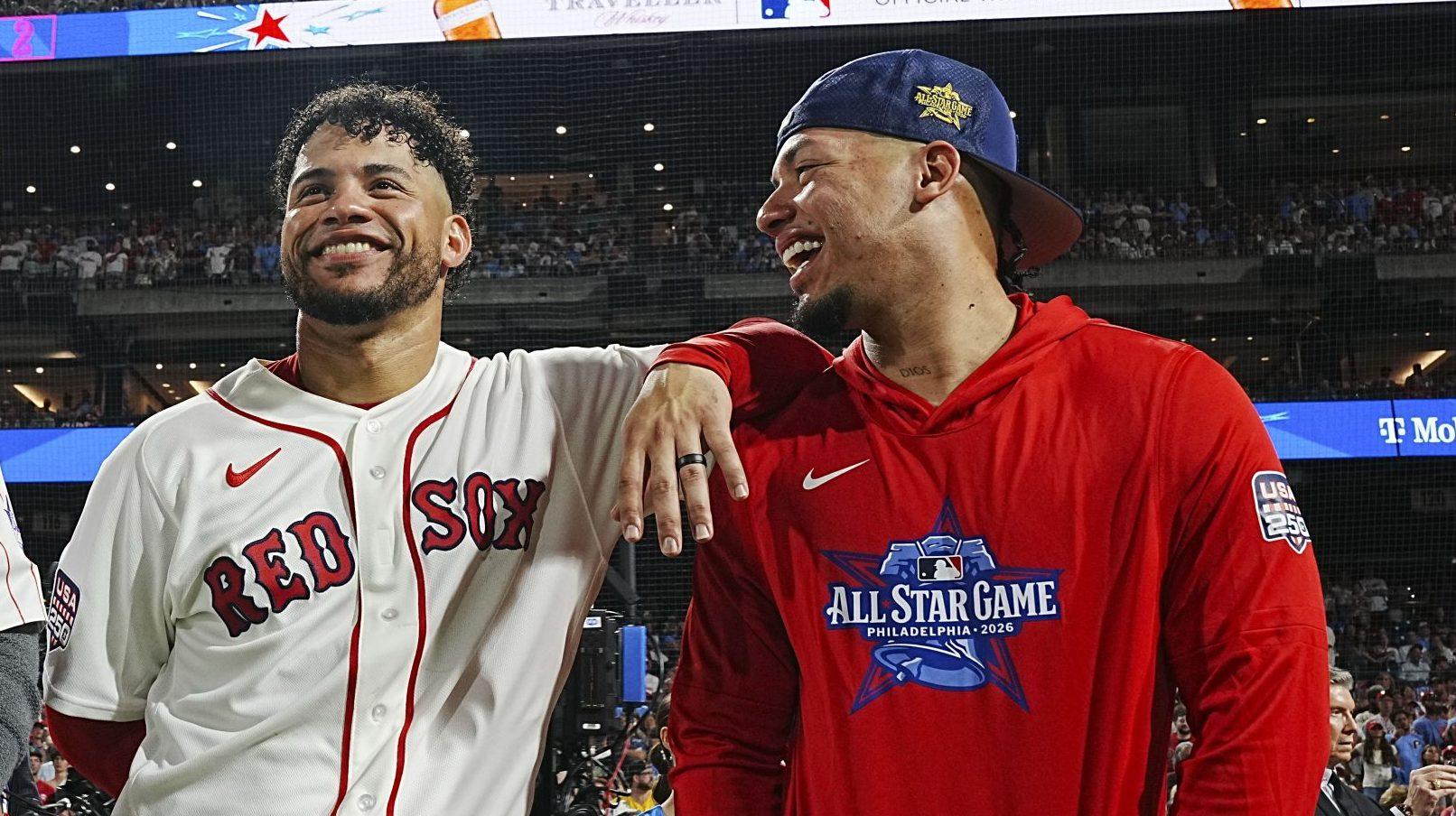 Willson Contreras llega al Juego 5 de la Serie Mundial para apoyar a su hermano William