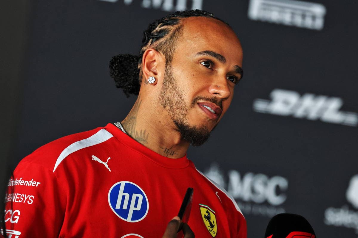 Lewis Hamilton «reza para que todo esté bien» con Ferrari tras sufrir un revés en el GP de México